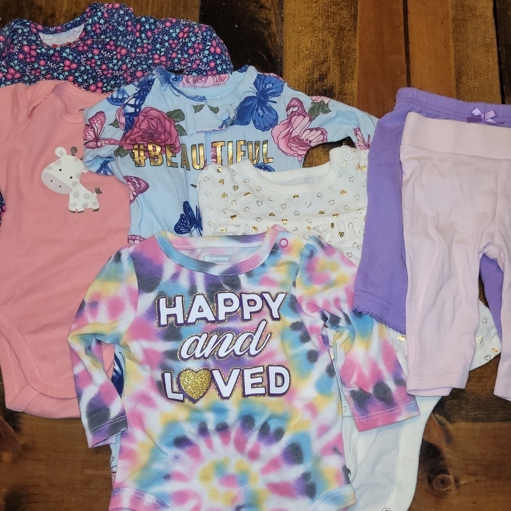 Girls 0-3 month bundle of 7